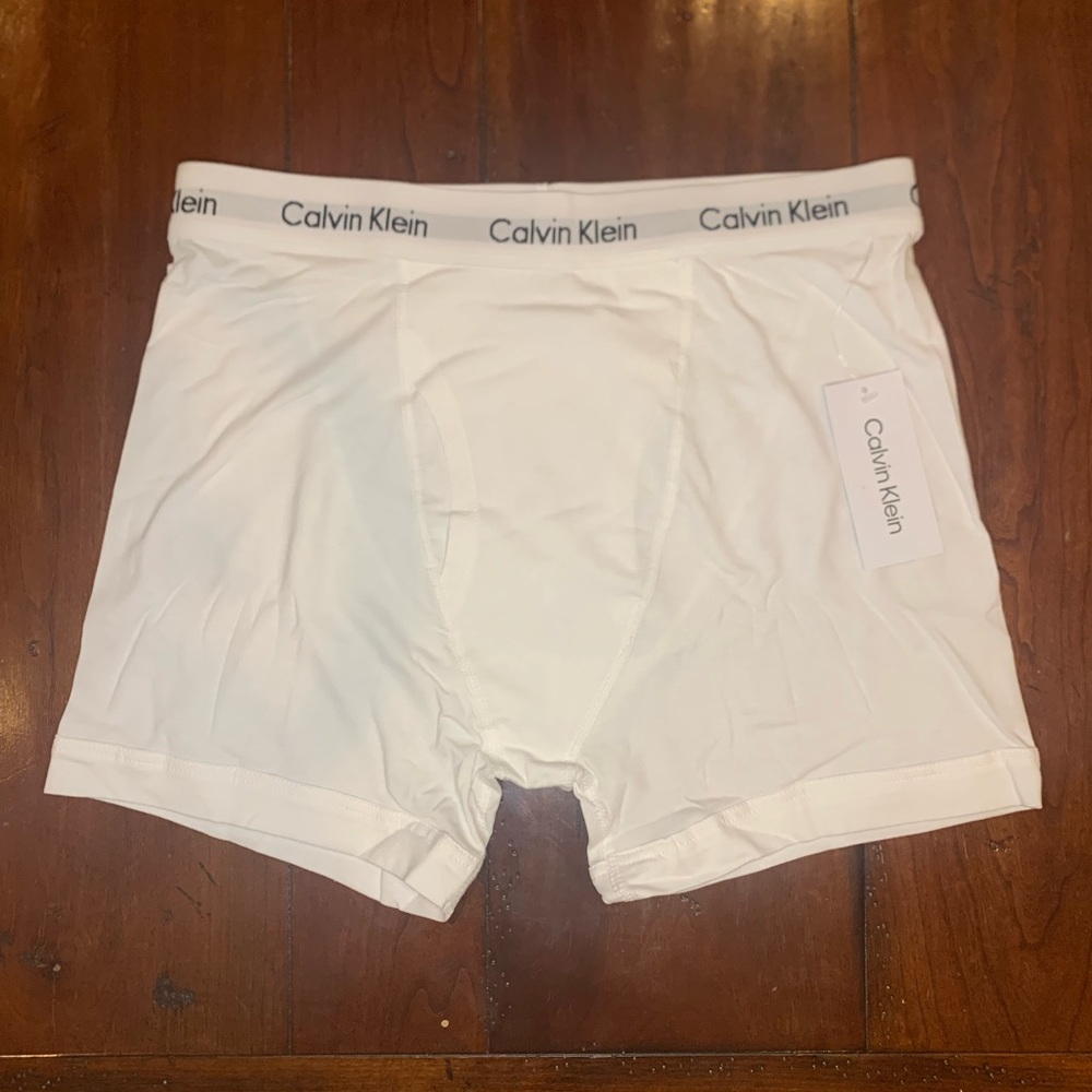 Calvin Klein Men's Underwear Cotton Classics 7-Pack Boxer Brief, White, XL